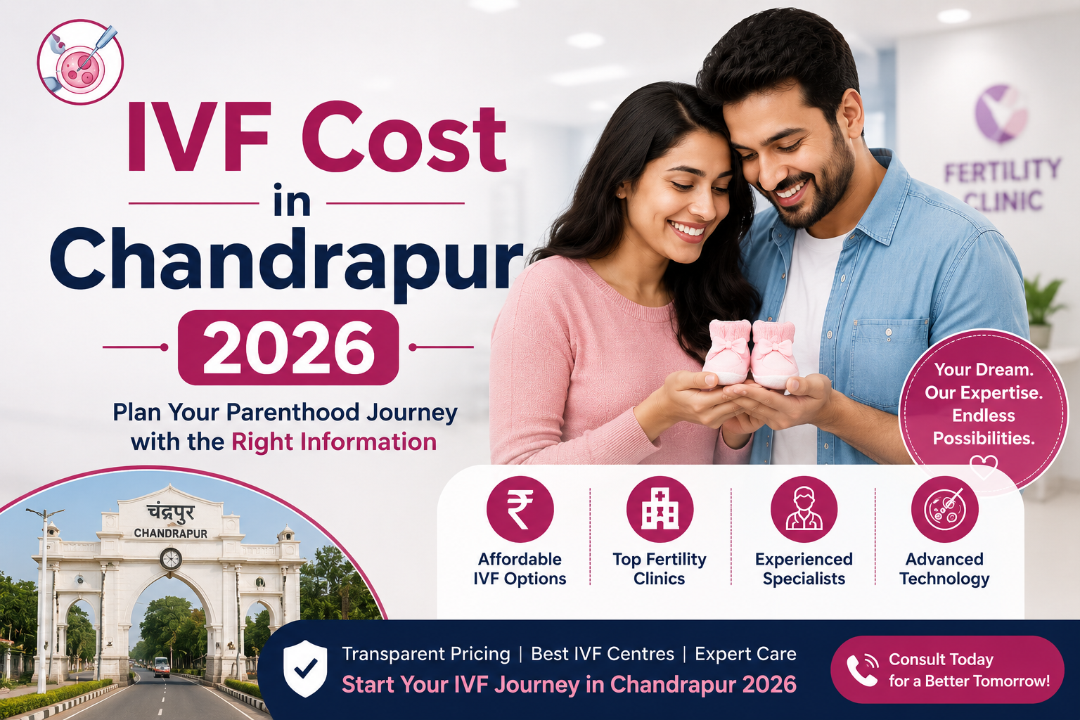 IVF Cost in Chandrapur 2026 | High Success Rates | Vinsfertility