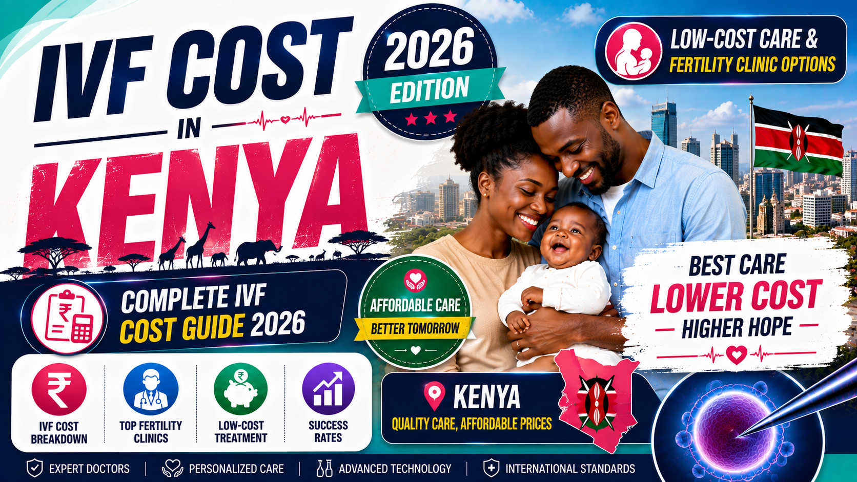 IVF Cost in Nairobi, Kenya (2026): KES 350,000 &ndash; 750,000 Per Cycle