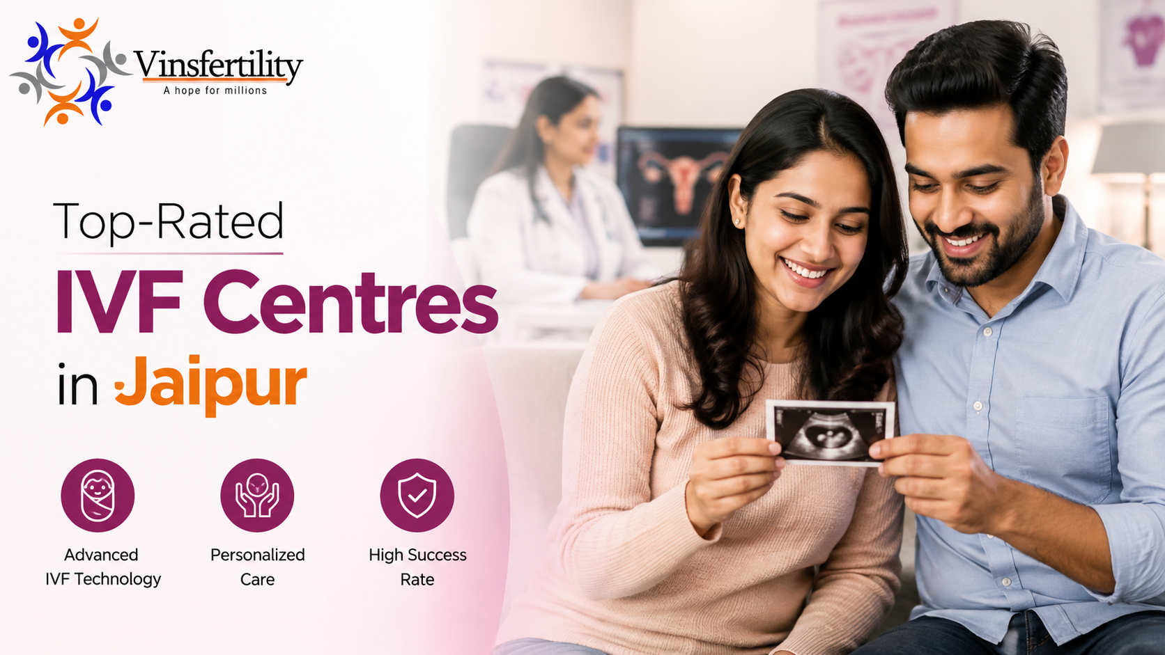 Top-Rated IVF Centres in Jaipur 2026 | Vinsfertility