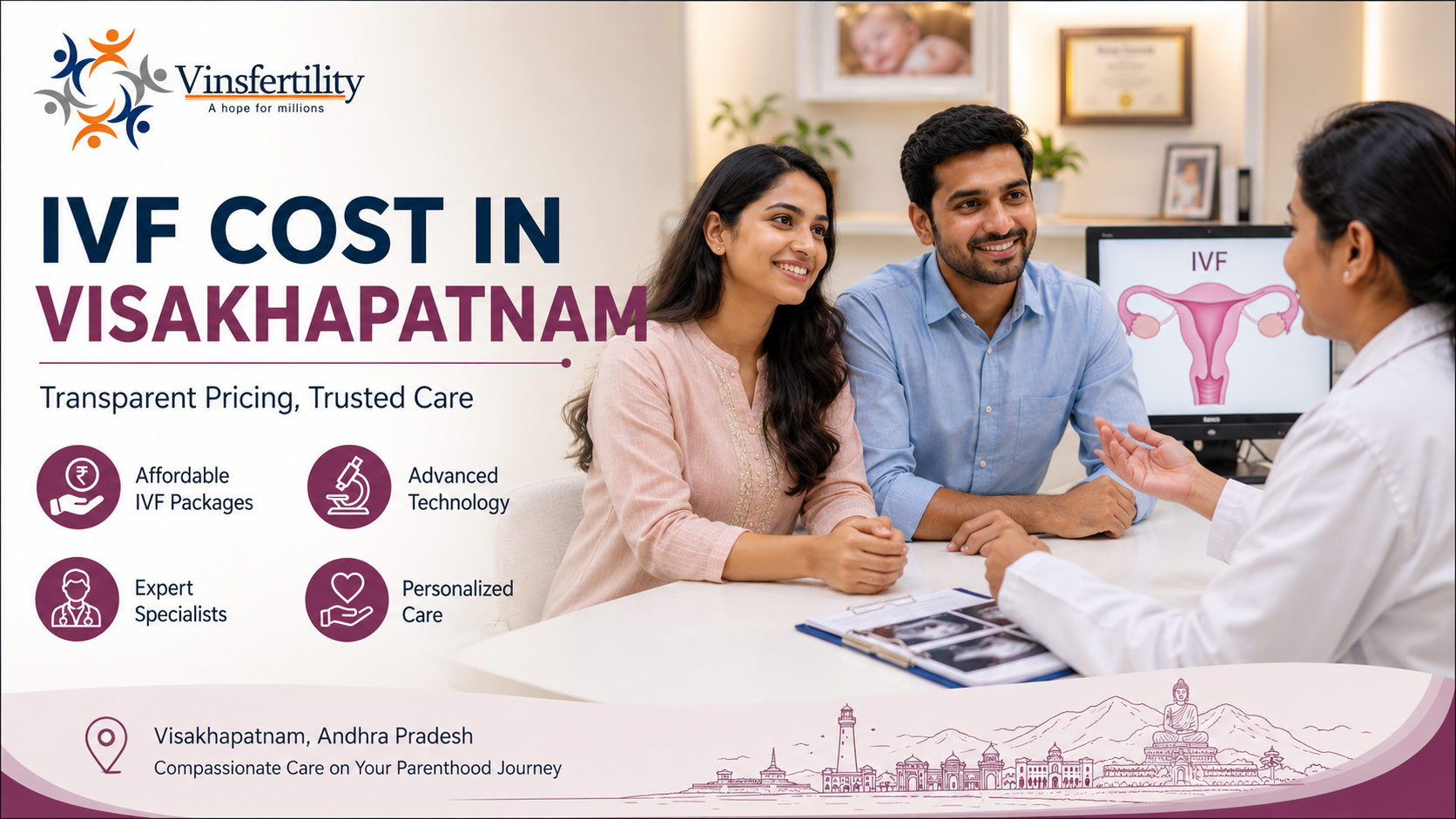 IVF Cost in Visakhapatnam (2026): ₹1,01,200 &ndash; ₹2,30,500 Per Cycle