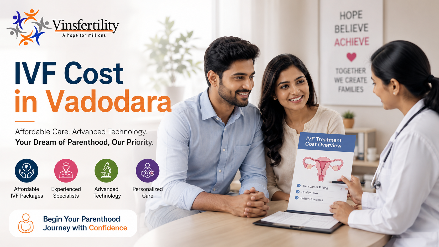 IVF Cost in Vadodara 2026 &ndash; Test Tube Baby, ICSI &amp; IUI Price Guide