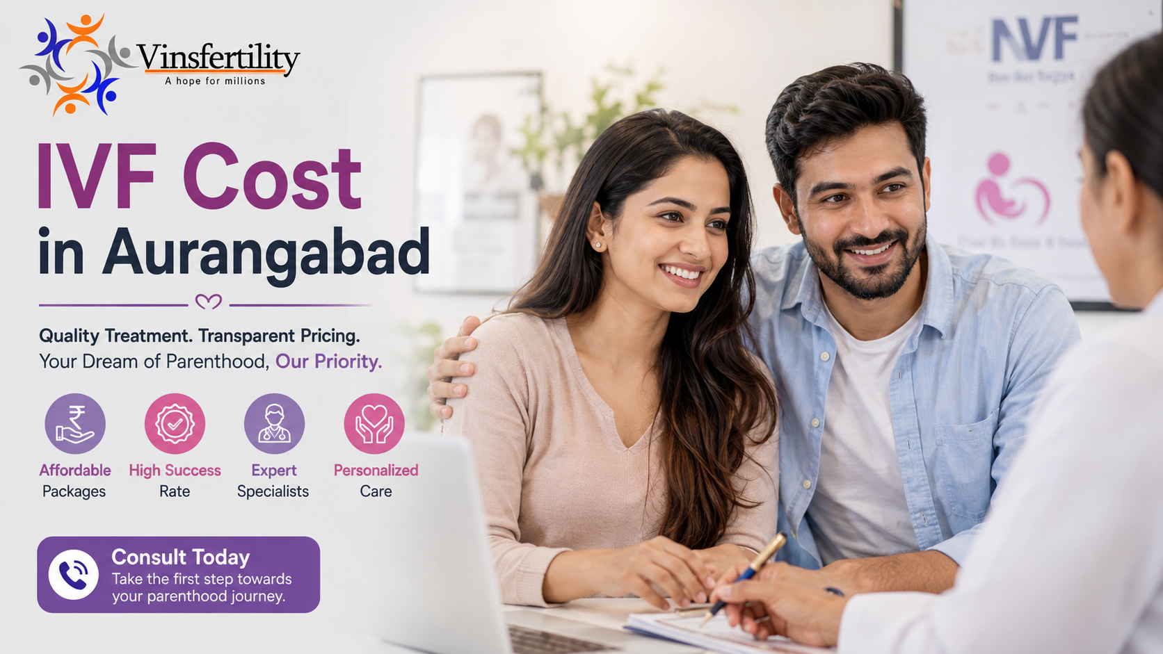 IVF Cost in Aurangabad 2026: Complete Price Breakdown, Clinics &amp; Doctor Details