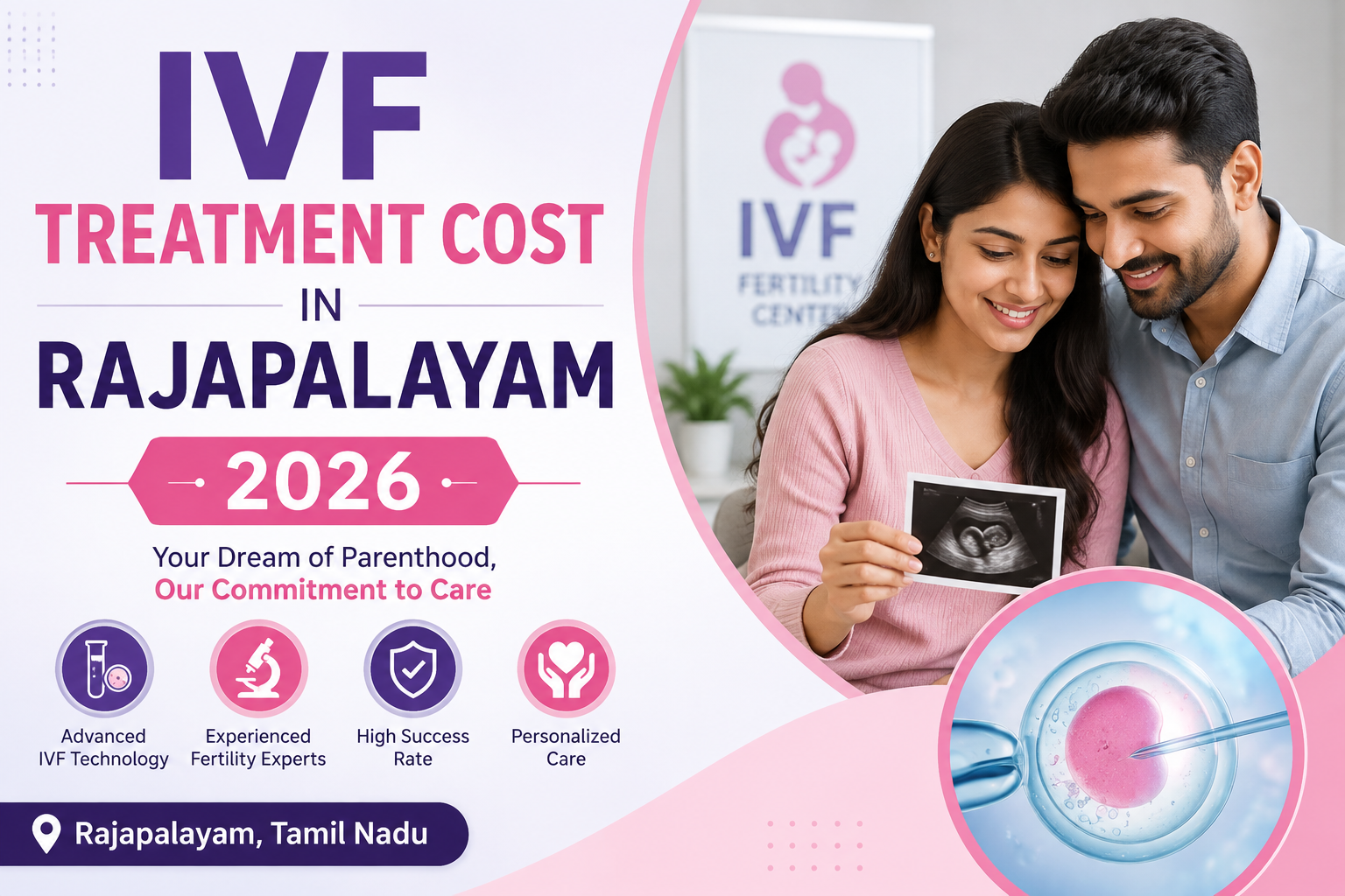 IVF Treatment Cost in Rajapalayam 2026 | Vinsfertility