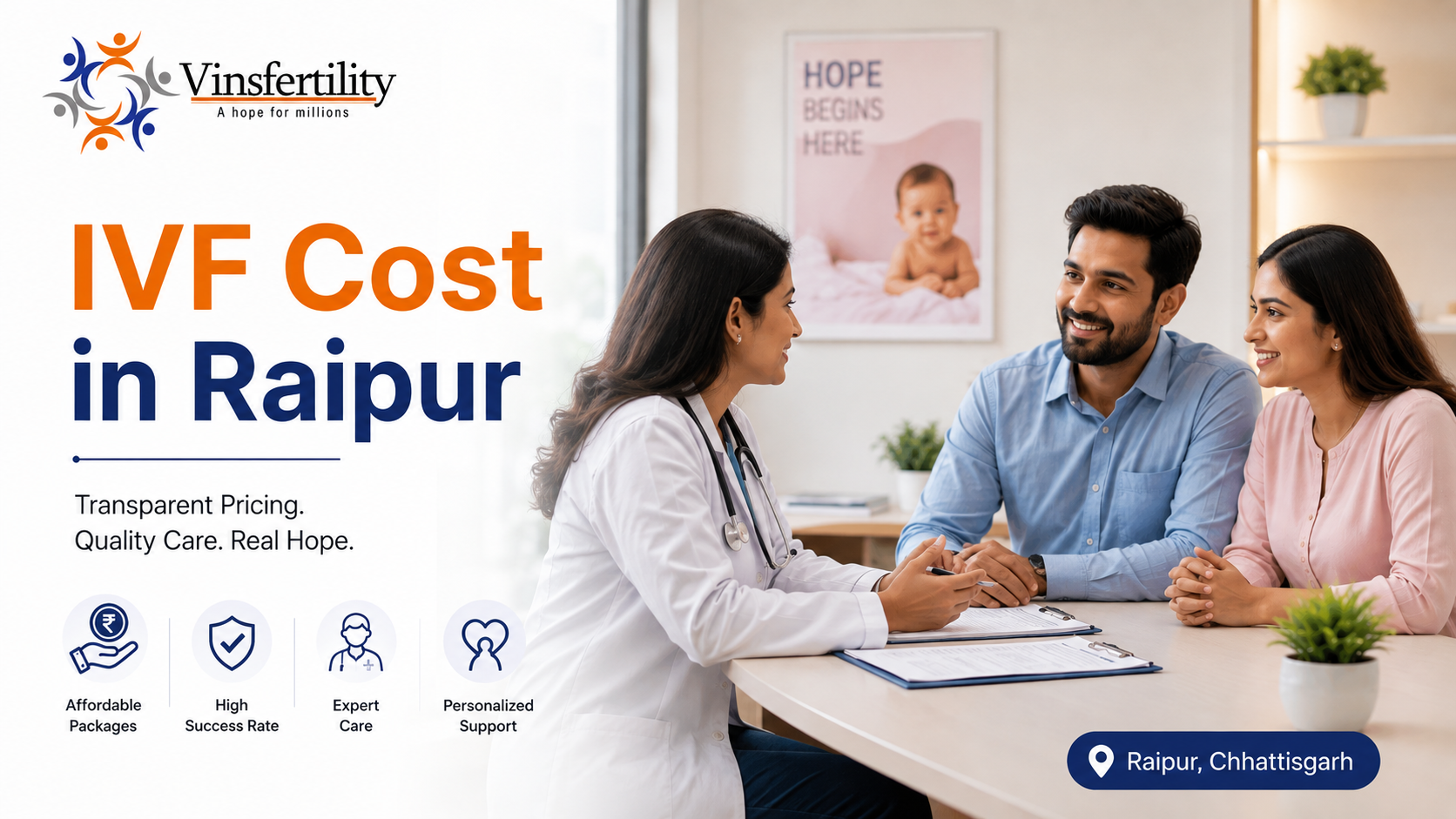 IVF Cost in Raipur (2026): Full Price Breakdown, Clinics &amp; Doctors