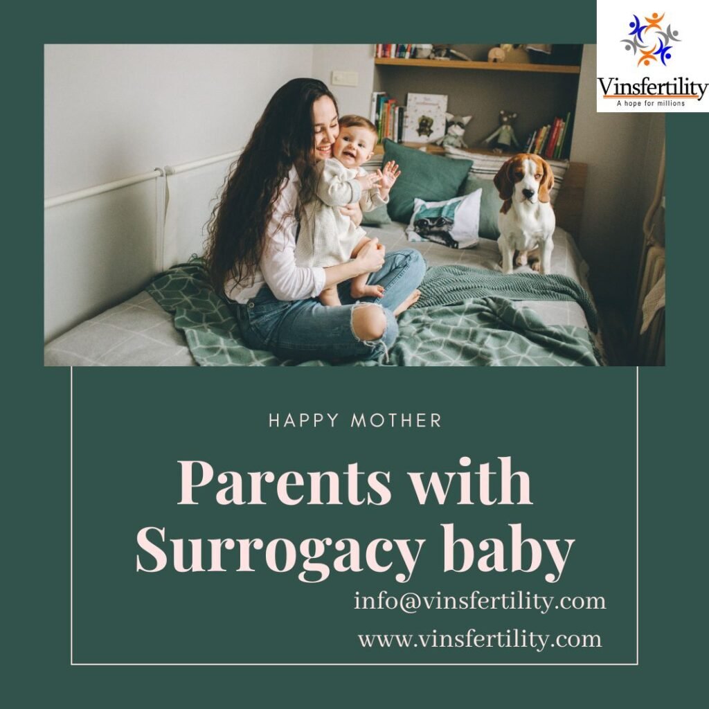 mother after successful surrogacy